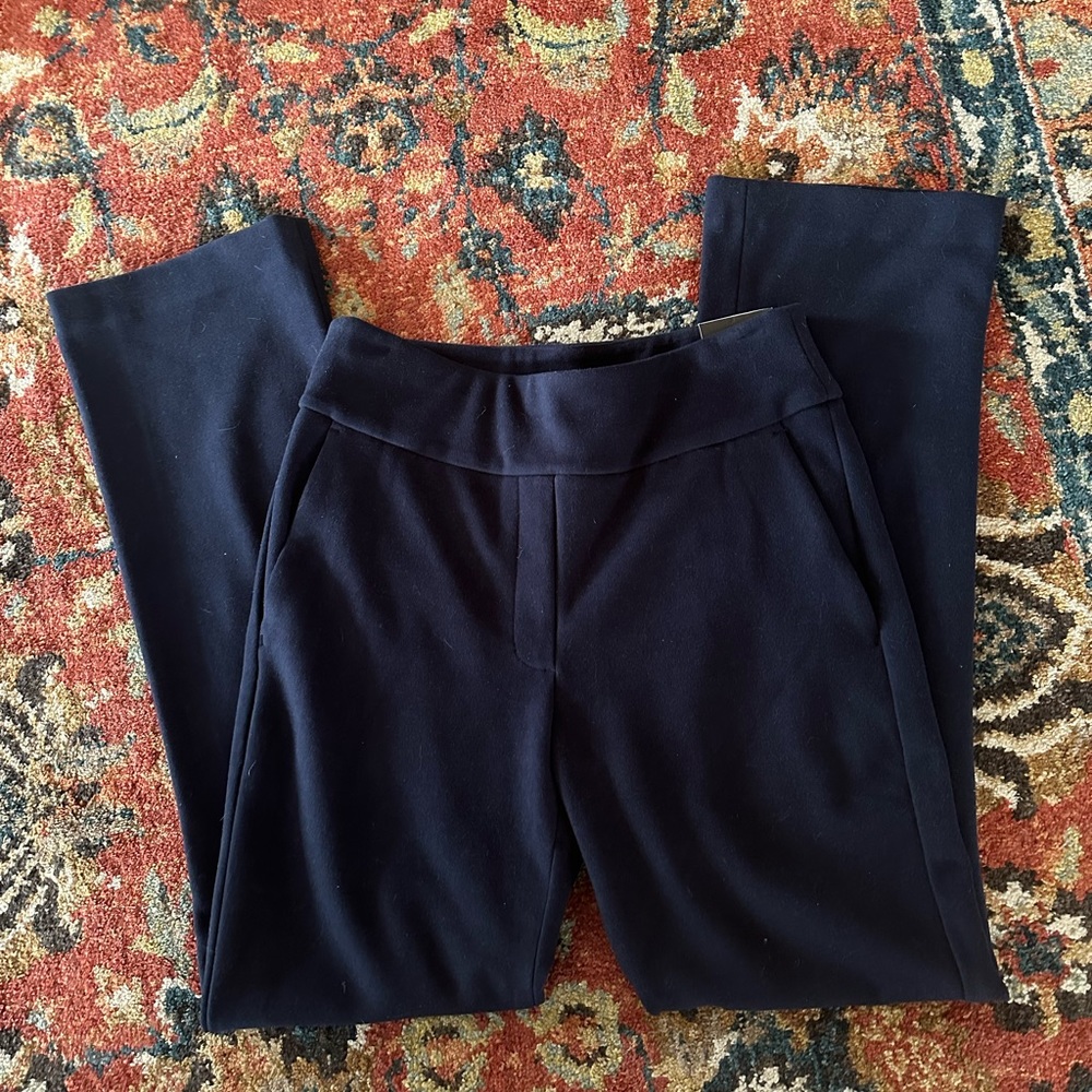 NWT Express knit navy pull-on slacks
